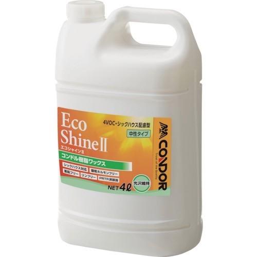 山崎産業 - (入れもの売りわたす)兀鷹 エコシャイン２(4L×4本) 脂蝋涙 周囲の状況思ん量り ECO 立ち会い場蝋涙