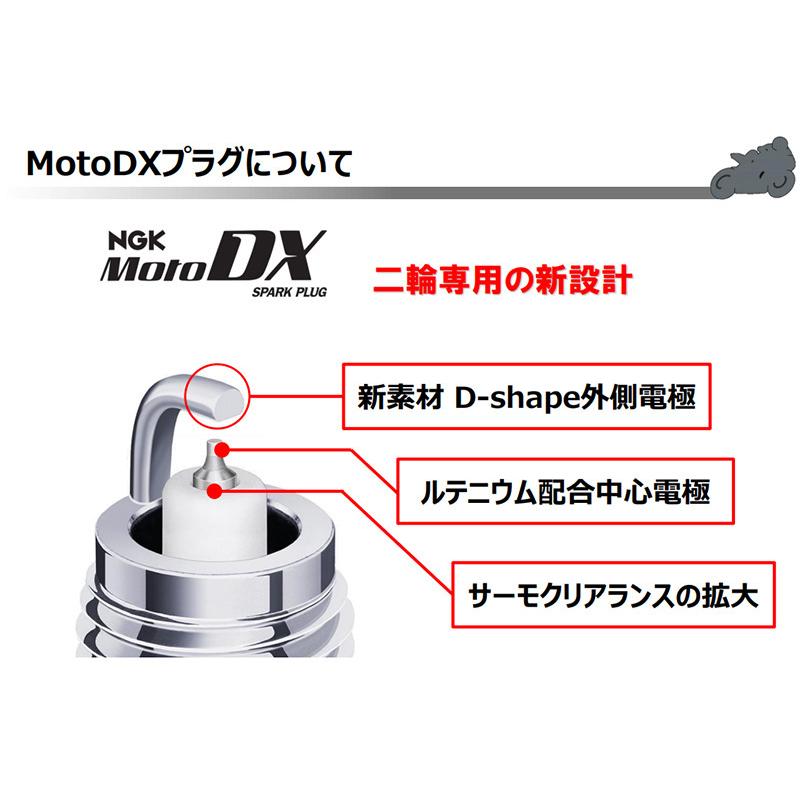 NGK スズキ GSX-S125 MotoDXスパークプラグ CPR8EDX-9S 95321 NGK スズキ GSX-S125 MotoDXスパークプラグ CPR8EDX-9S 95321