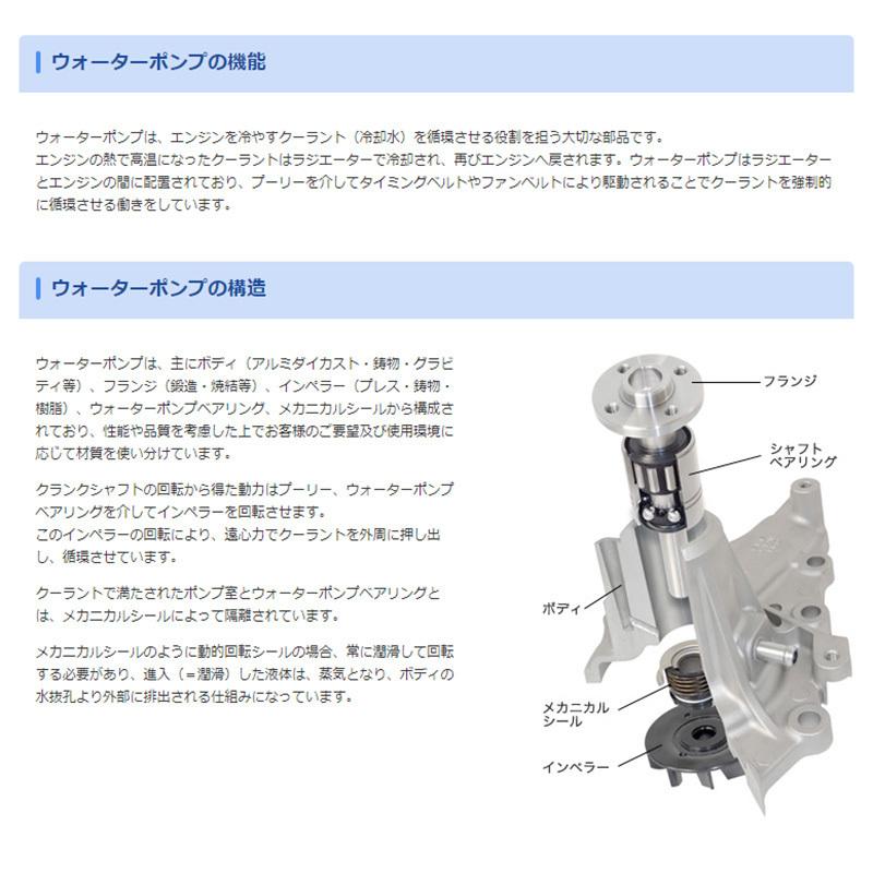 GMB 日産 フーガ ウォーターポンプ GWN-93A Y51 H21.11 - H27.02