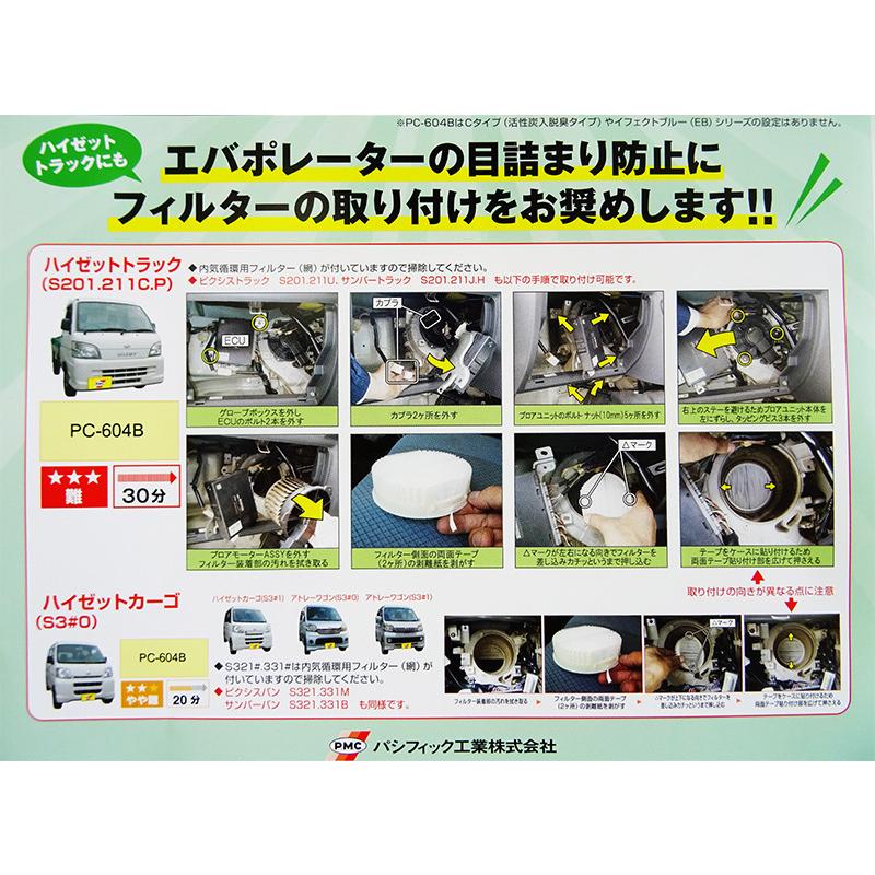 ダイハツ ハイゼットトラック PMC エアコンフィルター