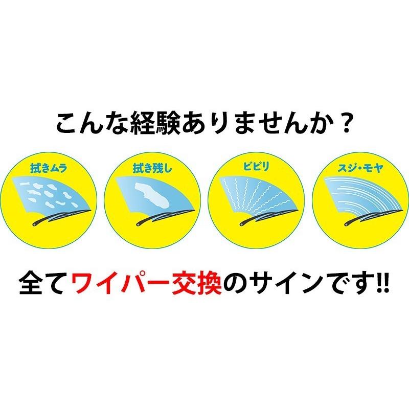 ホンダ シャトル ドライブジョイ グラファイトワイパーラバー リア V98NG-E351 長さ 350mm 幅 6mm GK8 9 GP7 8 DRIVEJOY 高性能｜sunday-mechanic｜02