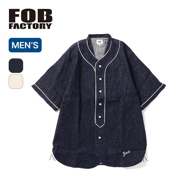未使用　FOB FACTORY ベースボールシャツ FOB FACTORY エフオービーファクトリー ベースボールシャツ : サンデー
