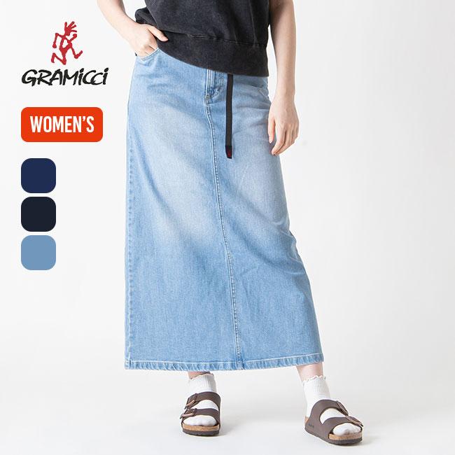 GRAMICCI（グラミチ） ストレッチデニムAラインスカート【ウィメンズ