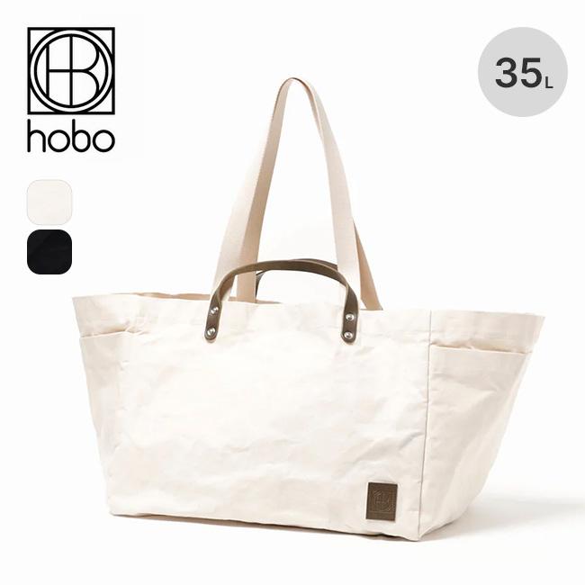 hoboキャンバスとレザーのトートバッグ hobo ホーボー 2WAYトートバッグダックキャンバスウィズカウレザー