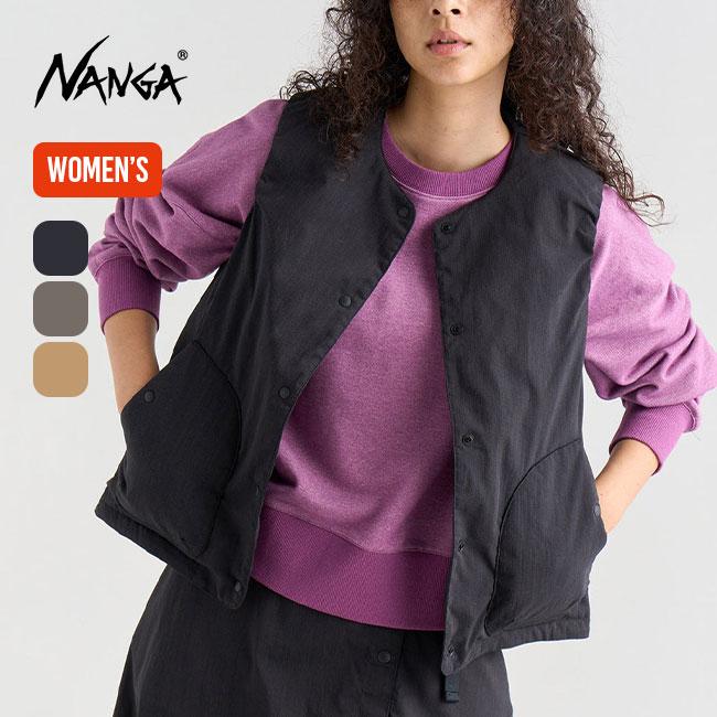 【美品】NANGA別注ダウンベスト インナーダウンM ブラック NANGA（ナンガ） ベスト ダウンベスト INNER メンズ DOWN ブラック
