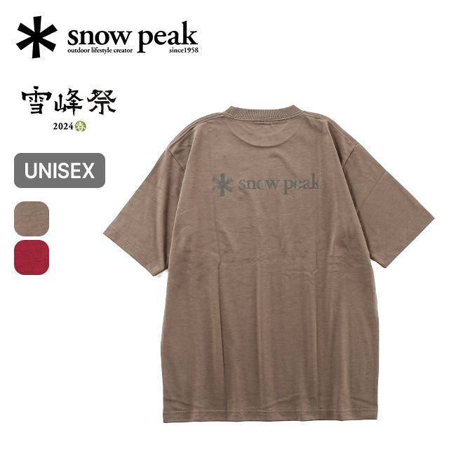 snow peak スノーピーク SPバックプリンテッドロゴTシャツ