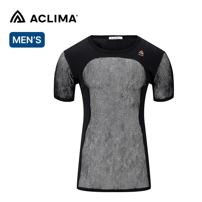 ACLIMA アクリマ ウールネットTシャツ メンズ 101637-123 アンダー