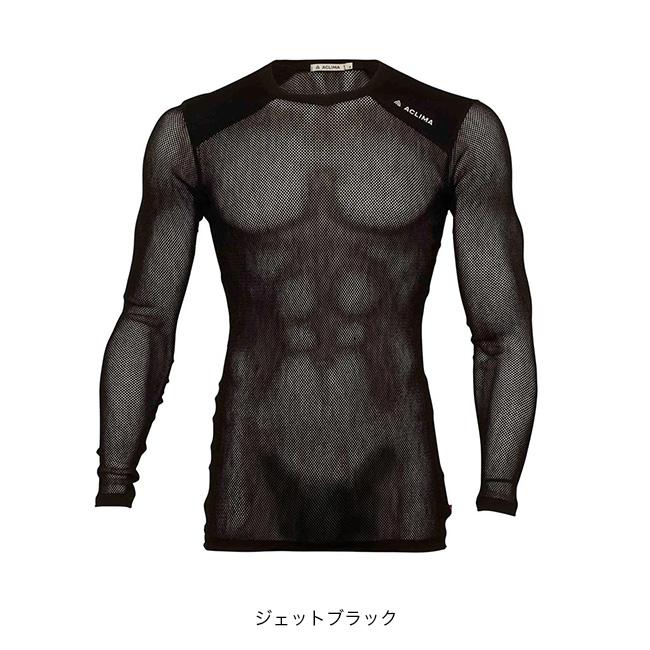 ACLIMA アクリマ ウールネットライトクルーネック メンズ 108099 WNLT