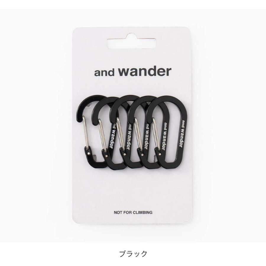 and wander（アンドワンダー） ミニカラビナセット 5745987289
