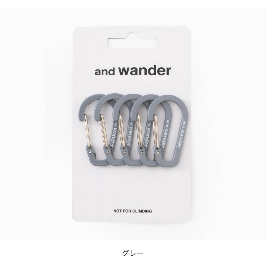 and wander（アンドワンダー） ミニカラビナセット 5745987289