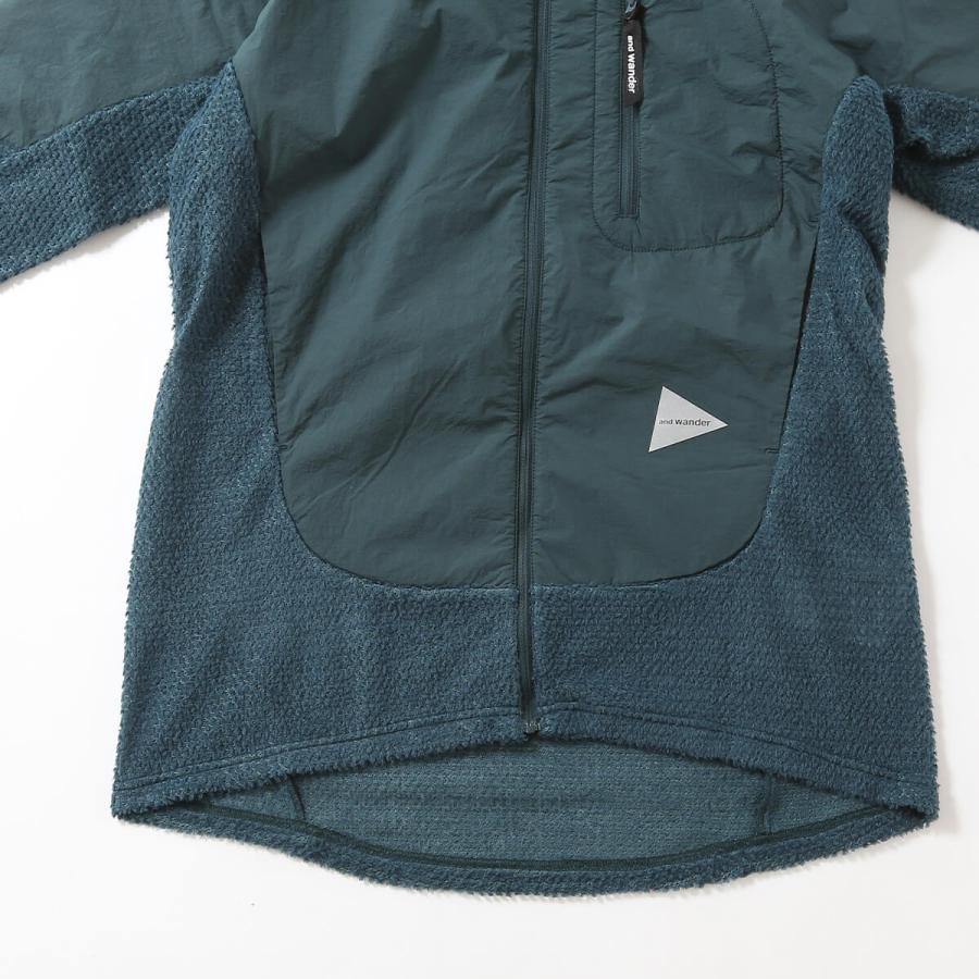 and wander（アンドワンダー） アルファダイレクトf/zフーディ