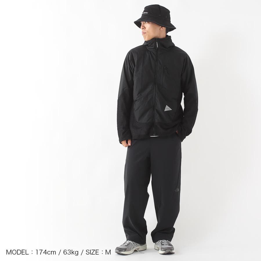 and wander（アンドワンダー） アルファダイレクトf/zフーディ