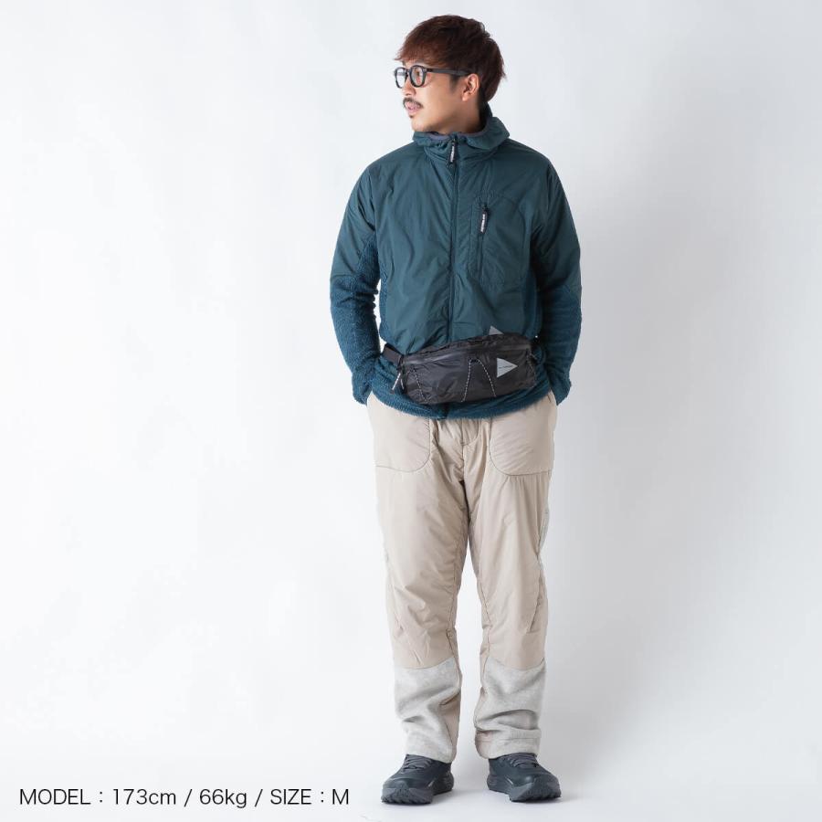 and wander（アンドワンダー） アルファダイレクトf/zフーディ