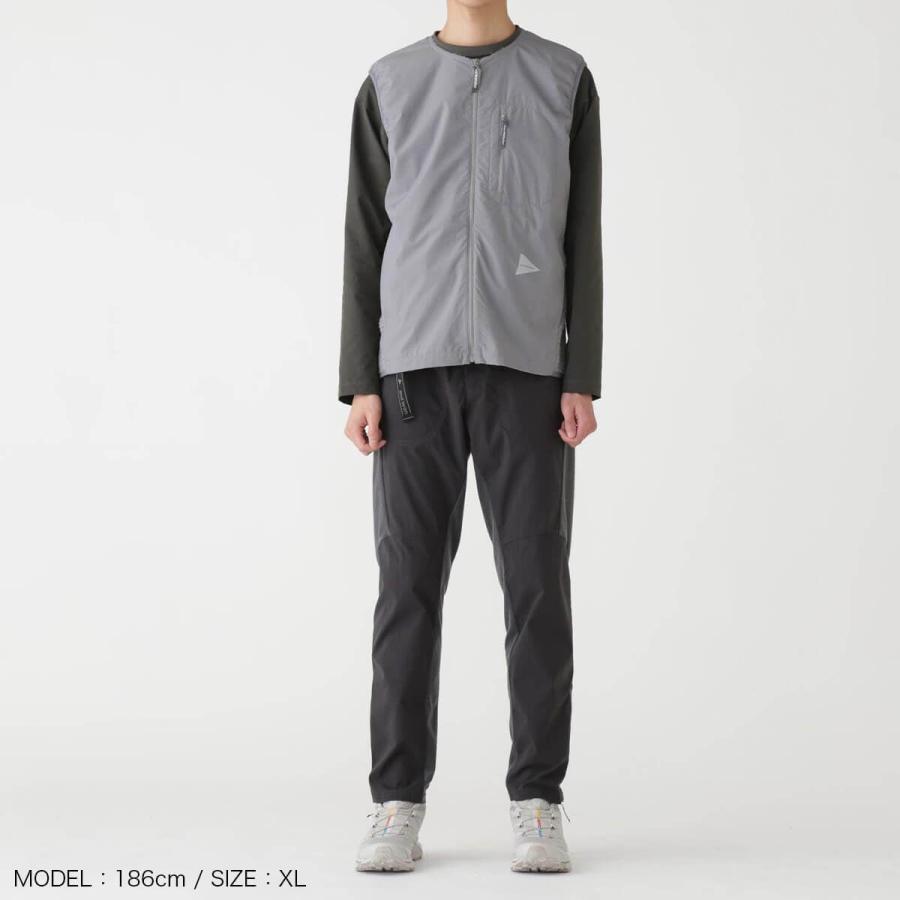 and wander（アンドワンダー） アルファダイレクトベスト ユニセックス