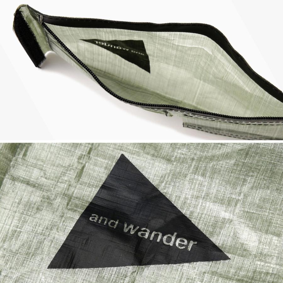 and wander アンドワンダー ULウォレットwithダイニーマ
