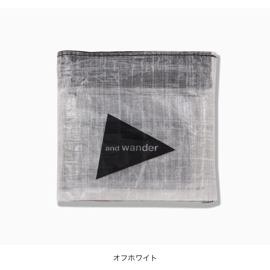 and wander 薄いグレー 二つ折り財布 and wander（アンドワンダー） ULウォレットwithダイニーマ 5745975210