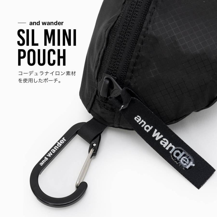 and wander（アンドワンダー） シルミニポーチ 5746975311 sil mini