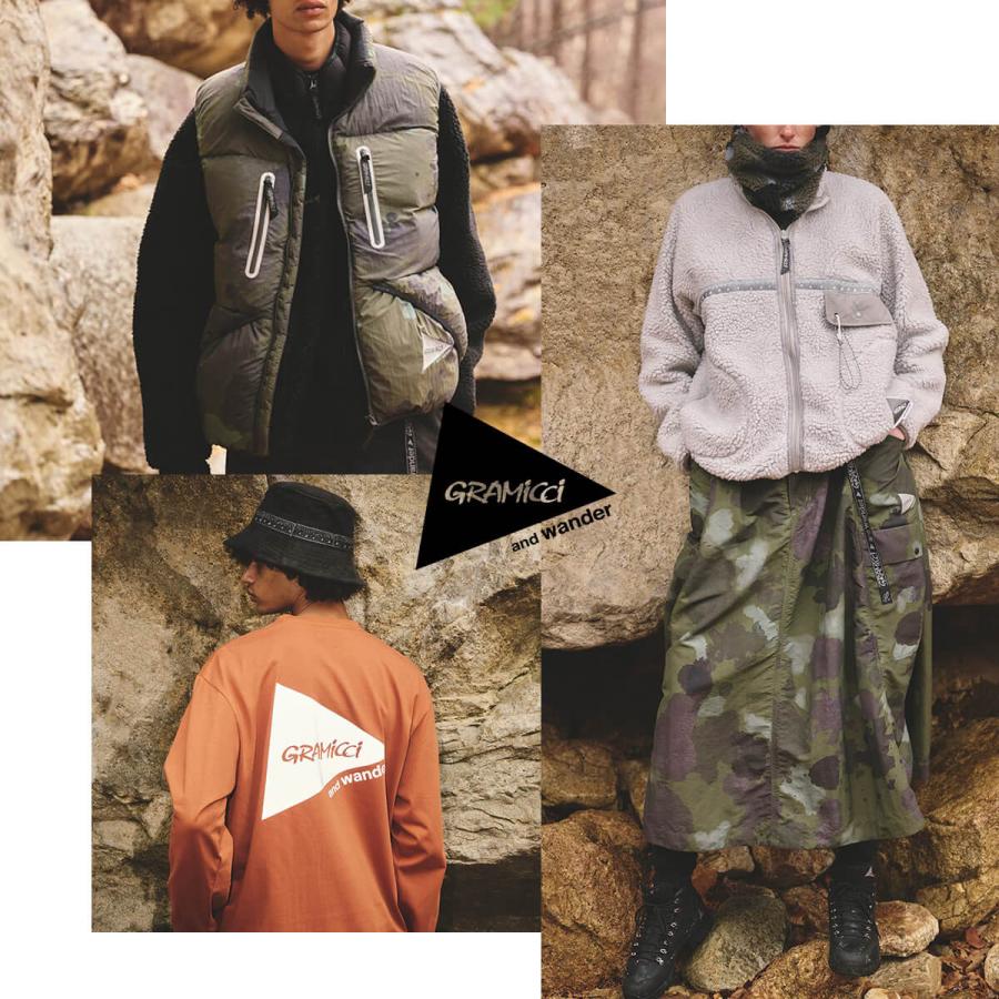 and wander GORE-TEX 2WAY スカート and wander GORE-TEX 2WAY