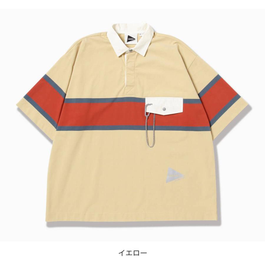 GRAMICCI×and wander グラミチ×アンドワンダー テックラグビーシャツズ