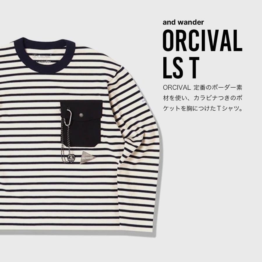 and wander（アンドワンダー） オーシバルL/S T 5745184092 ORCIVAL LS