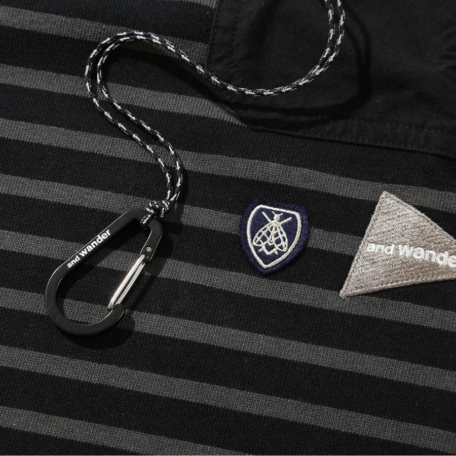 and wander（アンドワンダー） オーシバルL/S T 5745184092 ORCIVAL LS