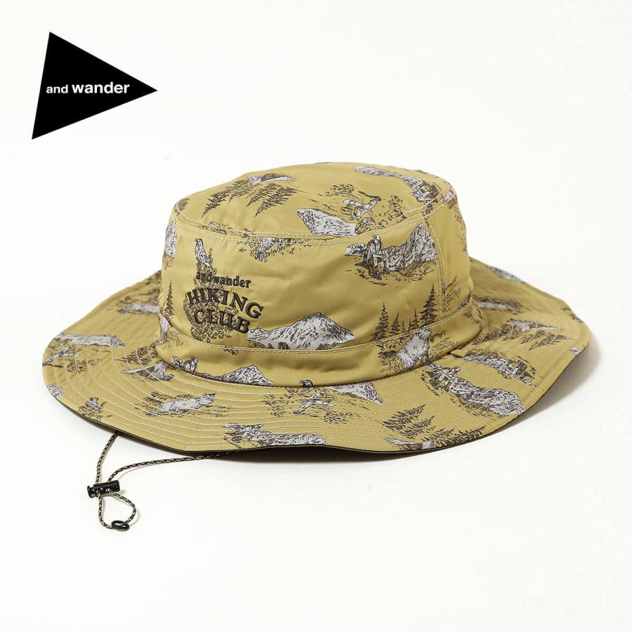 アンドワンダー　 アウトドアハット リバーシブル 楽天市場】【20% OFF】 and wander アンドワンダー hiking club