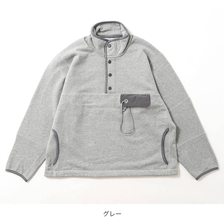 and wander（アンドワンダー） スウェットプルオーバー 5745284080