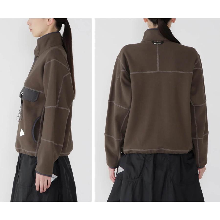 and wander（アンドワンダー） スウェットプルオーバー 5745284080