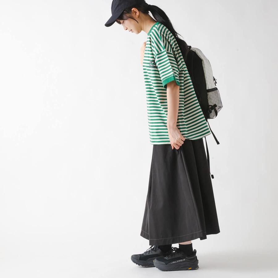 and wander（アンドワンダー） ハイカウントクロススカート ウィメンズ