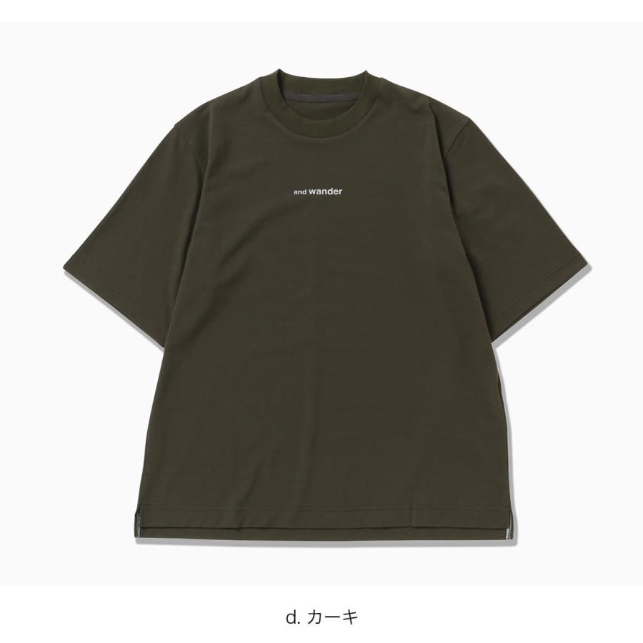 and wander（アンドワンダー） ドライメッシュT 5746964035 dry mesh T