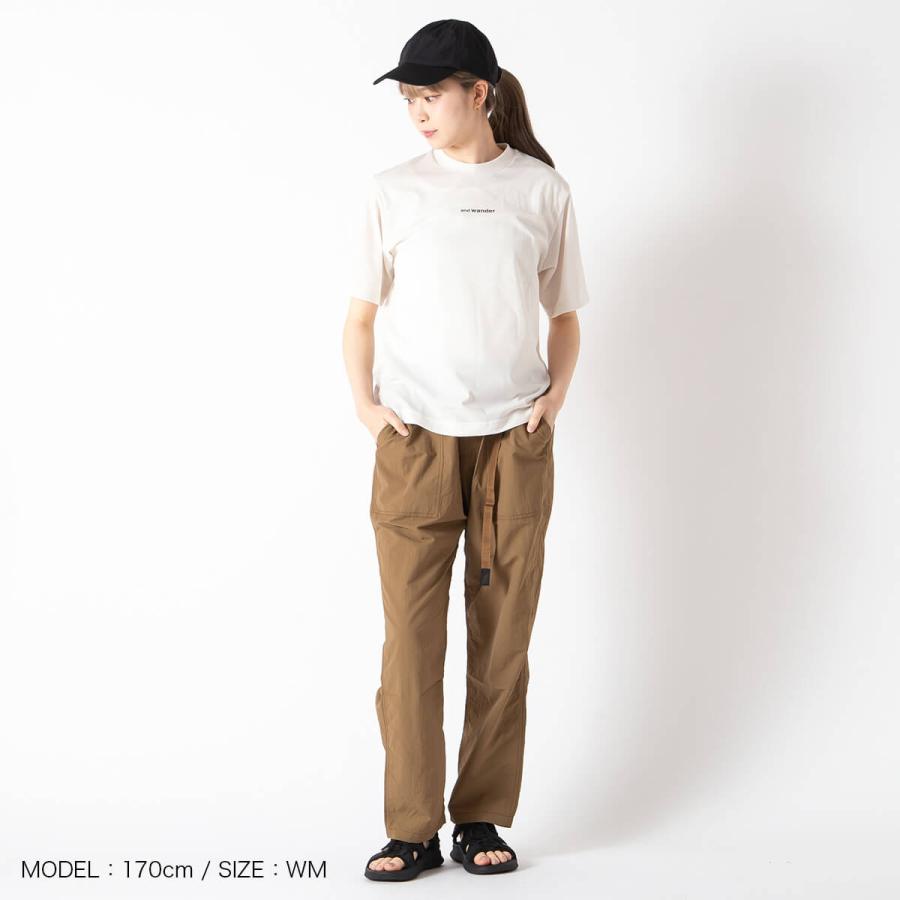 and wander（アンドワンダー） ドライメッシュT 5746964035 dry mesh T