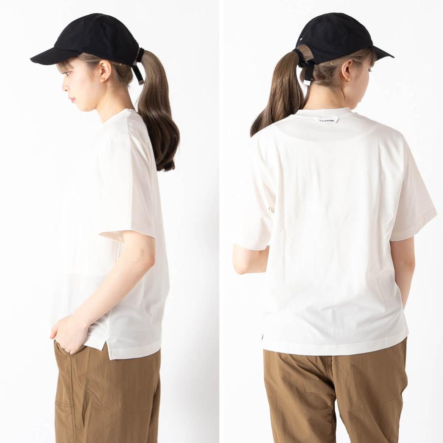 and wander（アンドワンダー） ドライメッシュT 5746964035 dry mesh T
