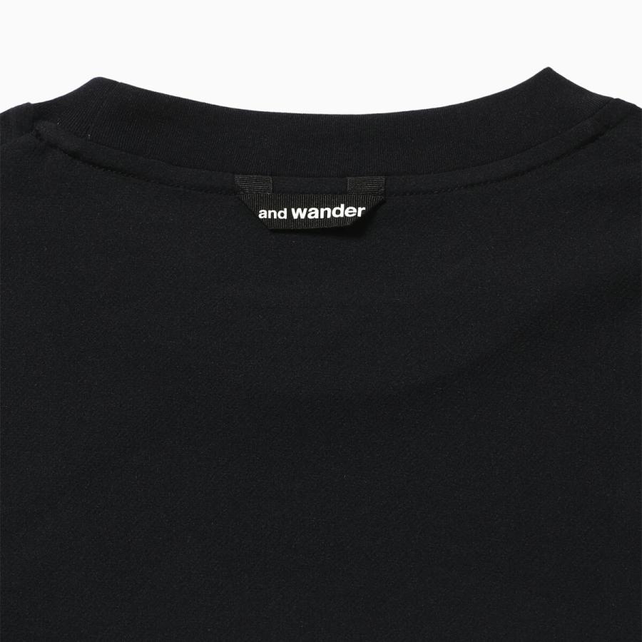 and wander（アンドワンダー） ドライメッシュT 5746964035 dry mesh T