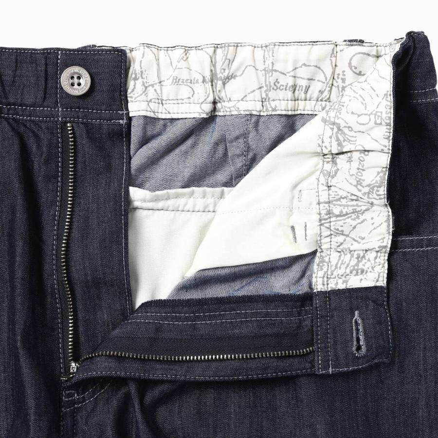 and wander（アンドワンダー） ドライイージーデニムワイドパンツ