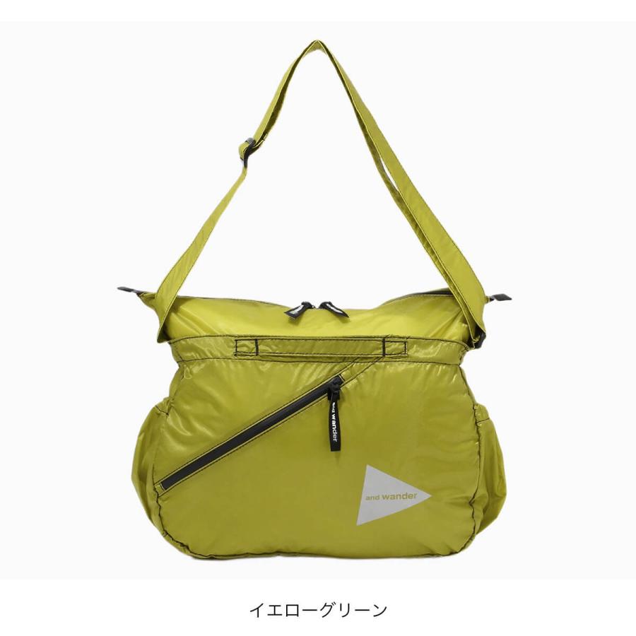 and wander（アンドワンダー） シルショルダーバッグ 5746985133 sil