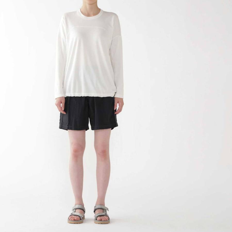 and wander（アンドワンダー） ドライジャージーロングスリーブT