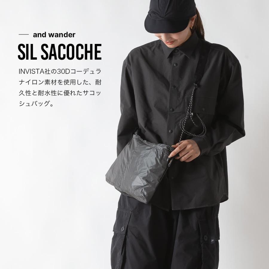 and wander（アンドワンダー） シルサコッシュ 5745975213 sil sacoche