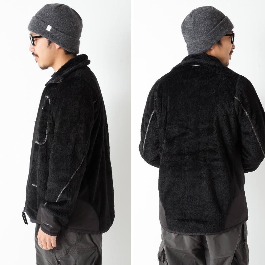and wander（アンドワンダー） ハイロフトフリースジャケット