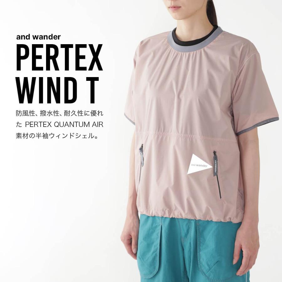 and wander アンドワンダー パーテックスウィンドT ユニセックス  