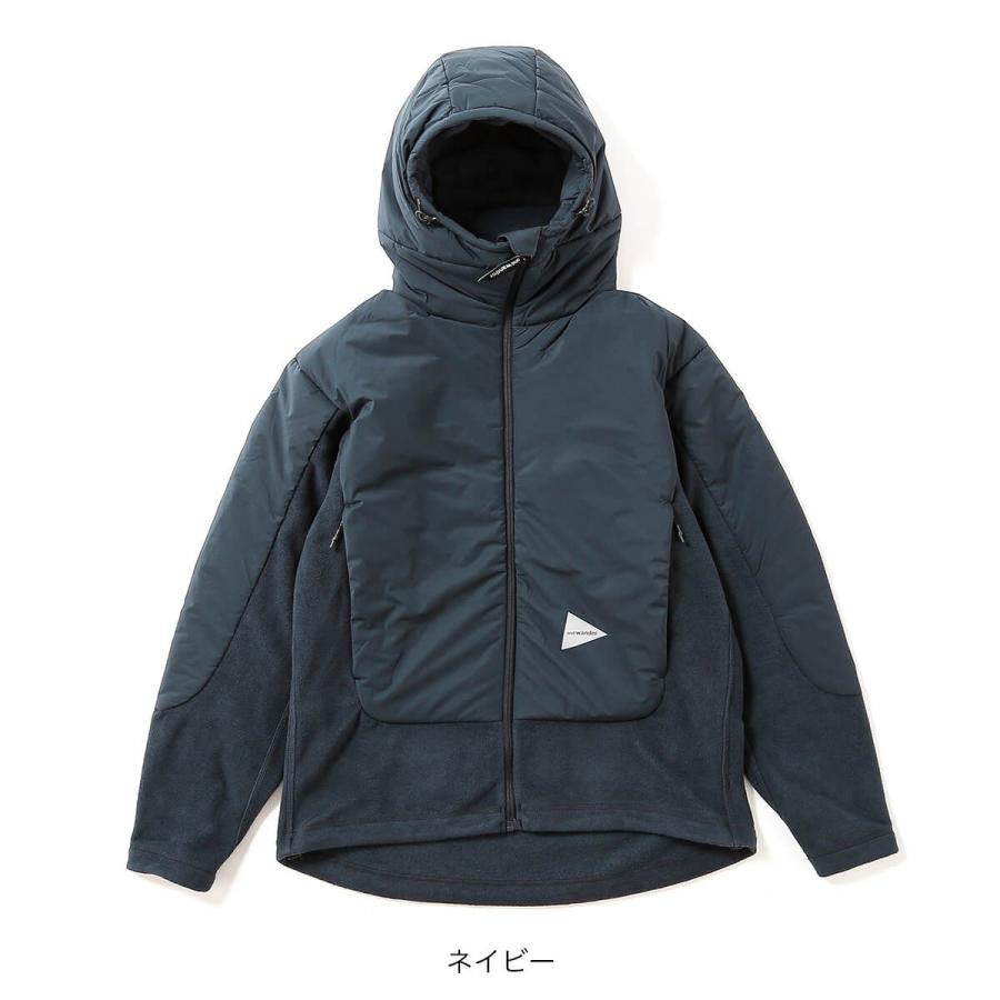 and wander（アンドワンダー） トップフリースジャケット 5745231011