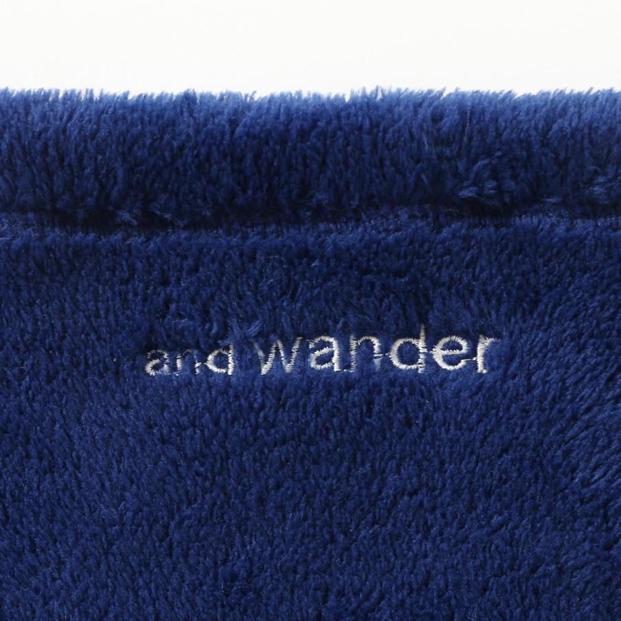 and wander（アンドワンダー） ハイロフトフリースネックウォーマー