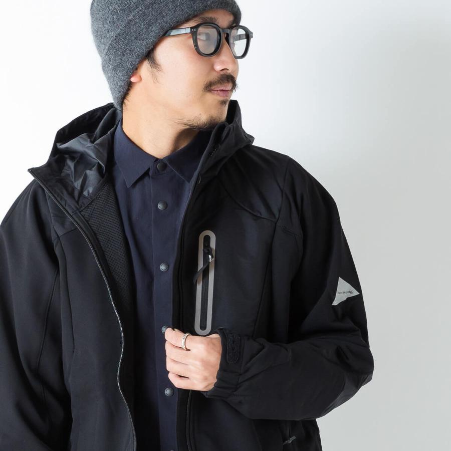 and wander（アンドワンダー） ストレッチシェルジャケット 5745221005