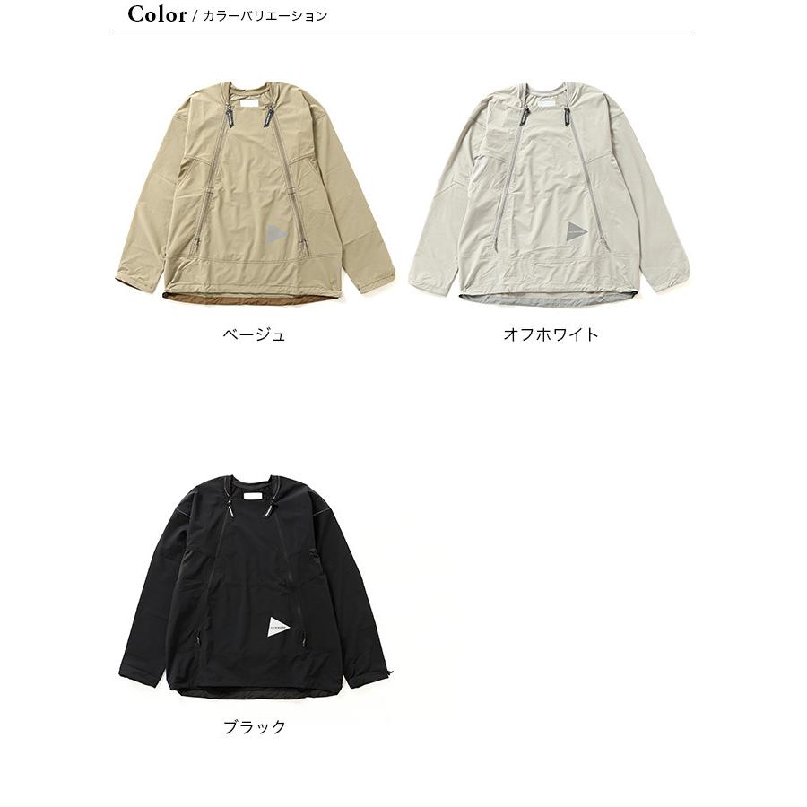 and wander アンドワンダー トレックプルオーバー : OutdoorStyle 