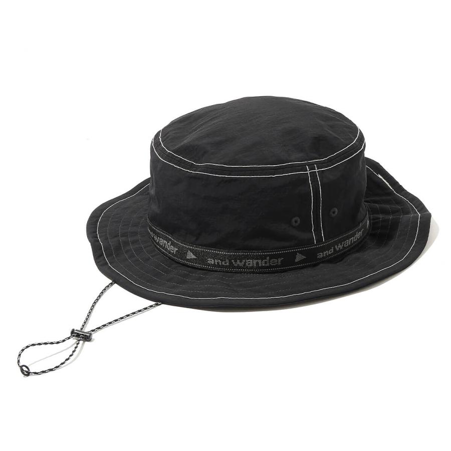 and wander JQテープハット　黒 and wander（アンドワンダー） JQテープハット : OutdoorStyle