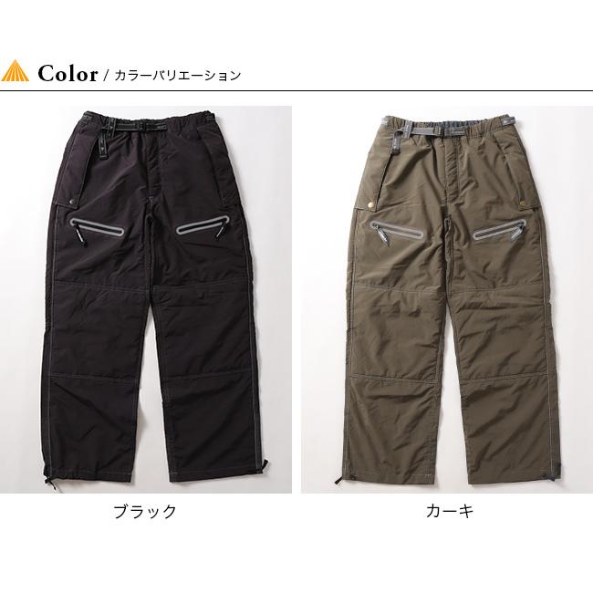 and wander アンドワンダー バブアーリップパンツ メンズ ボトムス