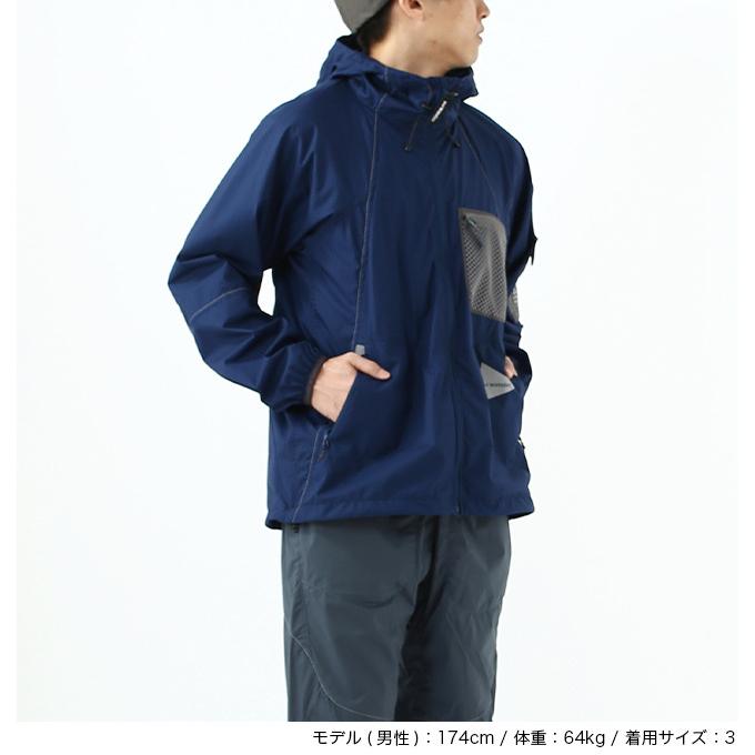 and wander アンドワンダー ブレスリップフーディ :a22334