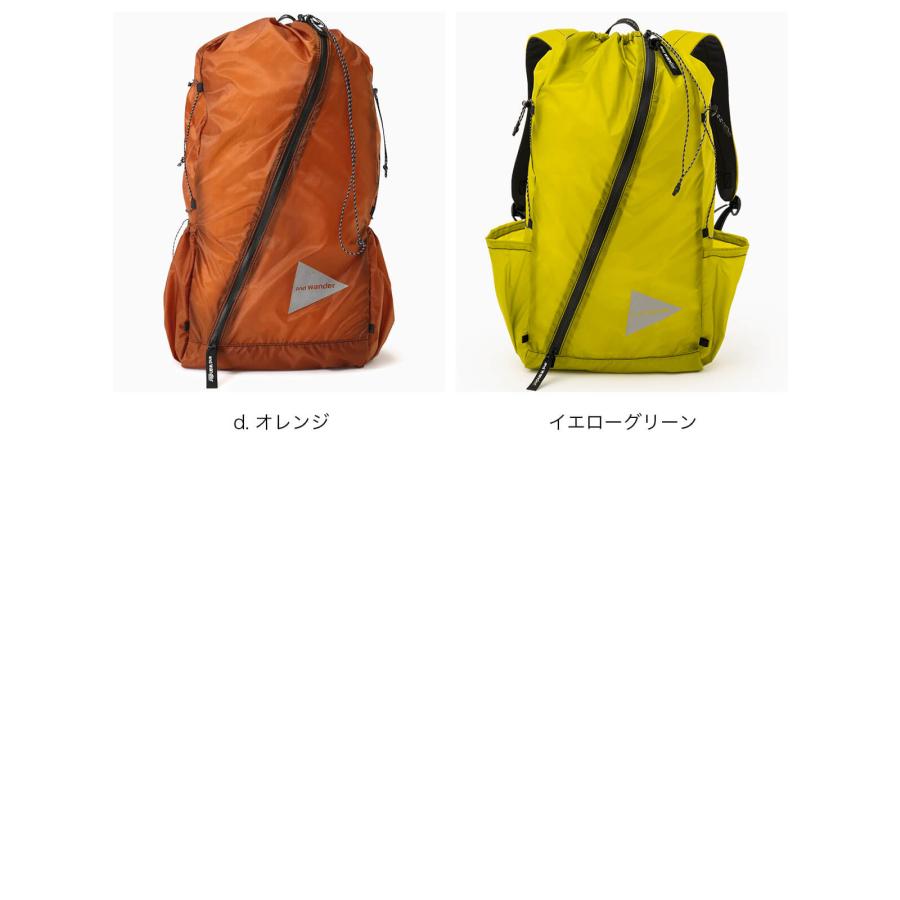and wander（アンドワンダー） シルデイパック 5745975211 sil daypack