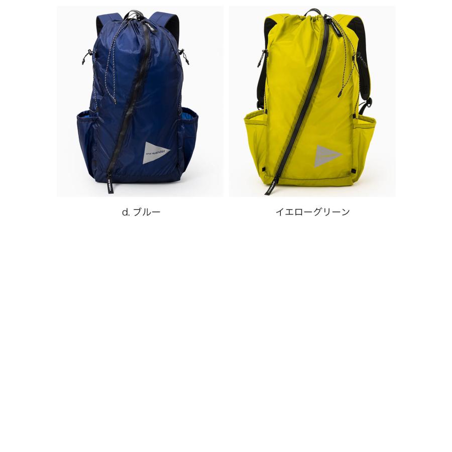 and wander（アンドワンダー） シルデイパック 5745975211 sil daypack