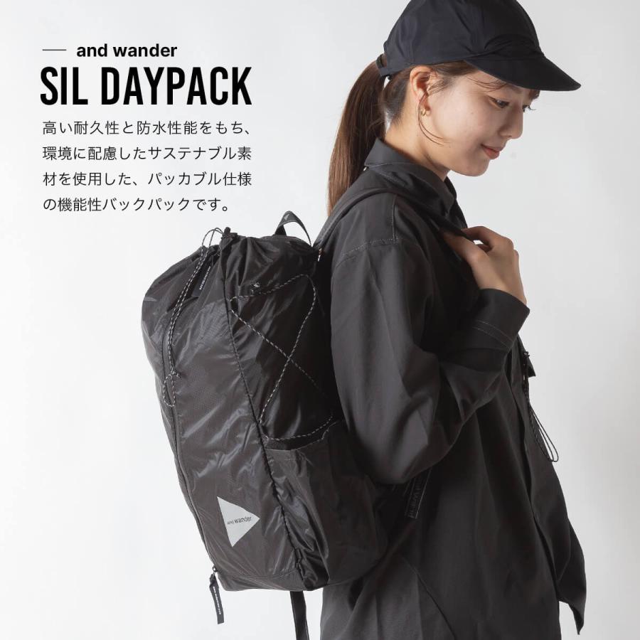 and wander（アンドワンダー） シルデイパック 5745975211 sil daypack