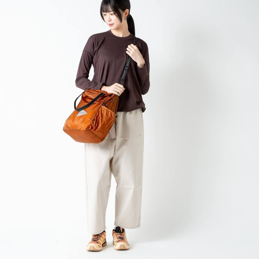 and wander（アンドワンダー） シルトートバッグ 5745975212 sil tote